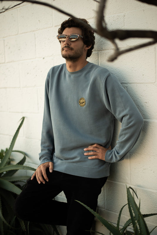 DECADE CREWNECK - VINTAGE BLUE JEAN