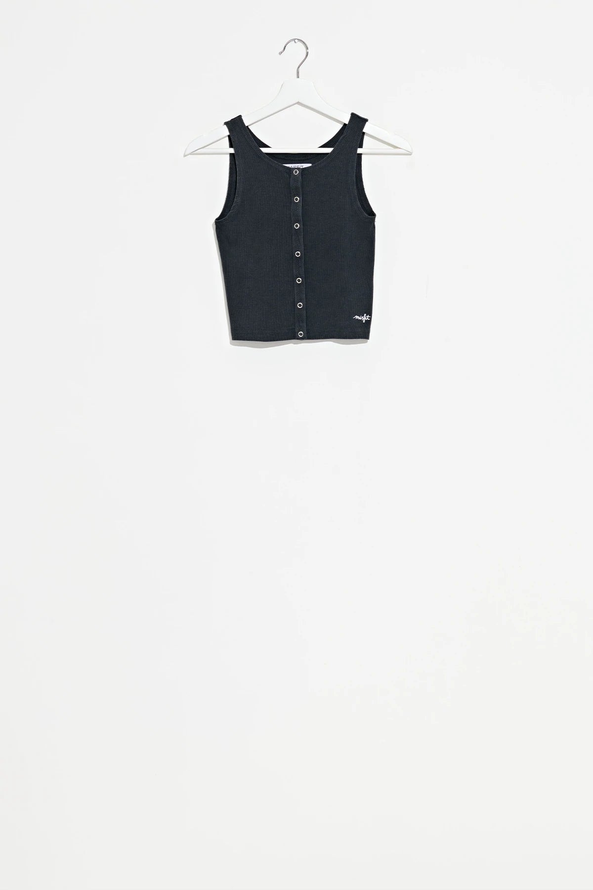 The Big Milly Rib Singlet - Vintage Black