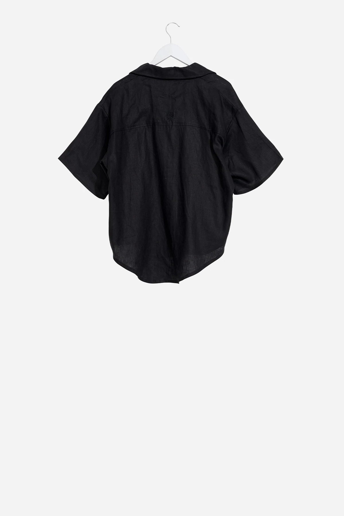 Well Tempered Linen Shirt - Black