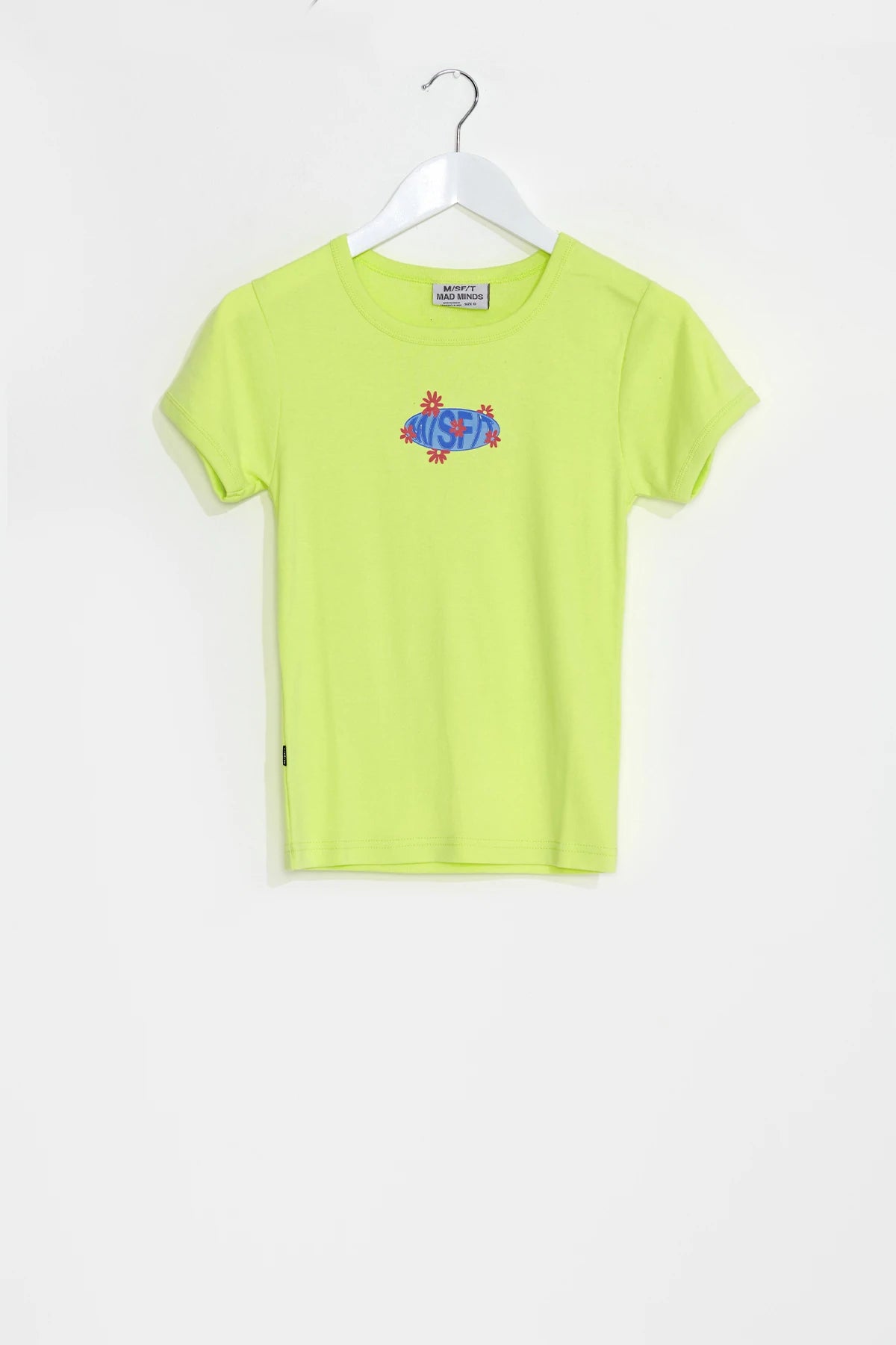 Desteena Rib Tee - Lime