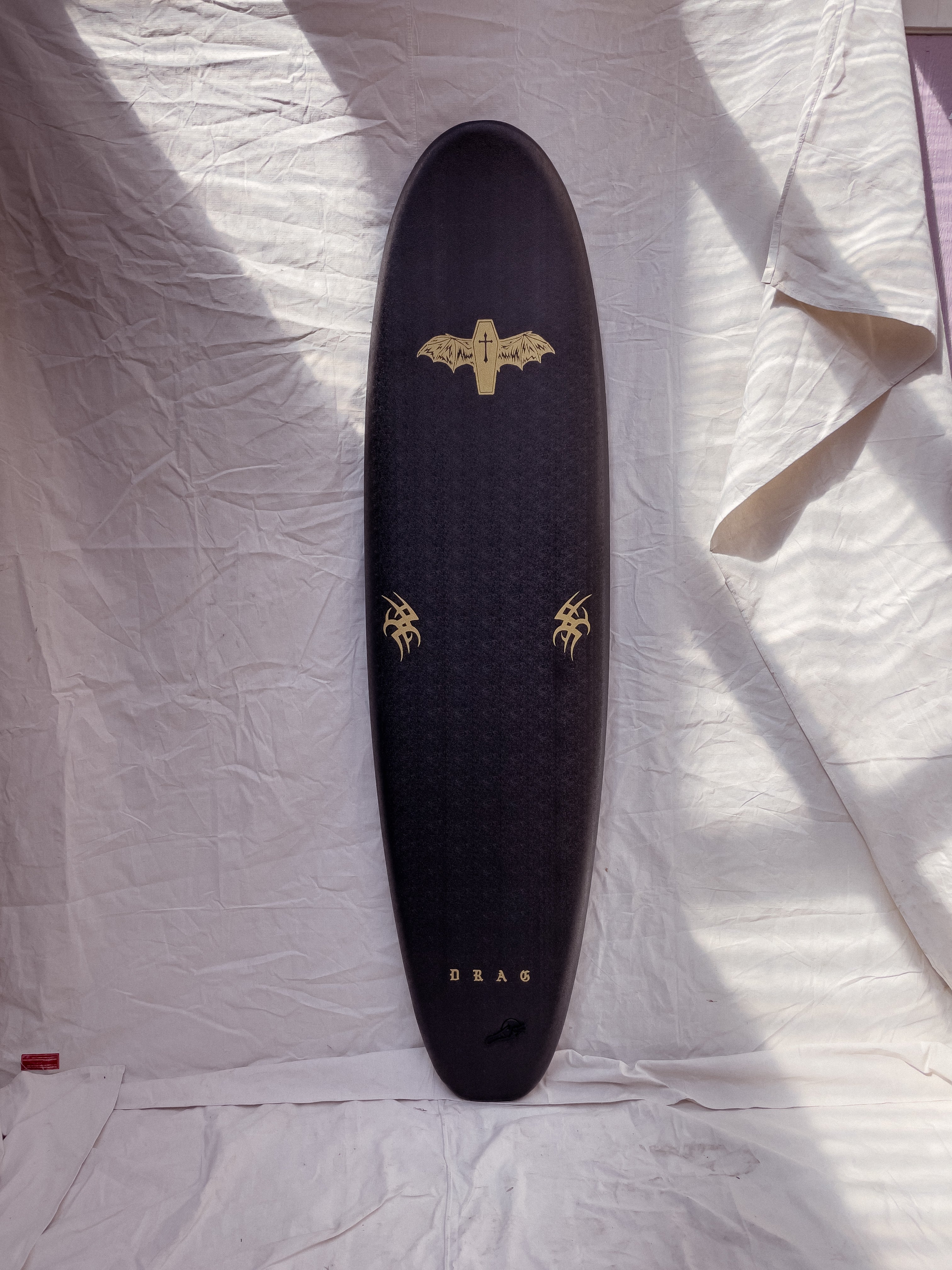 7'0 DRAG Board Co. Black Coffin – Social Surf Club