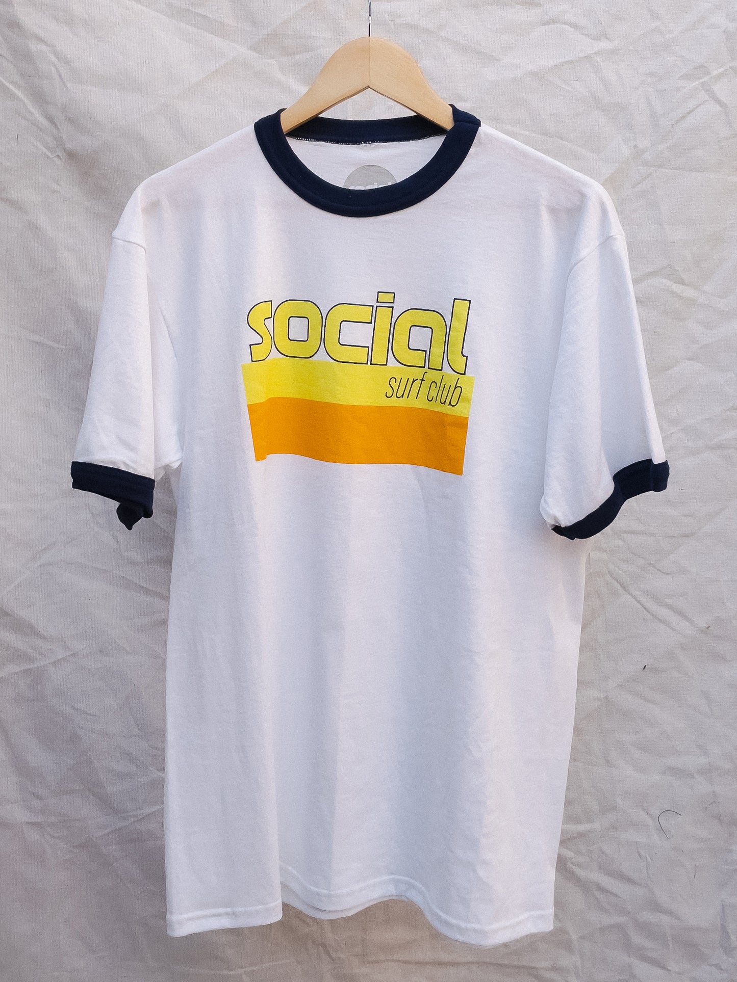 Retro SSC Team Tee - White/Navy