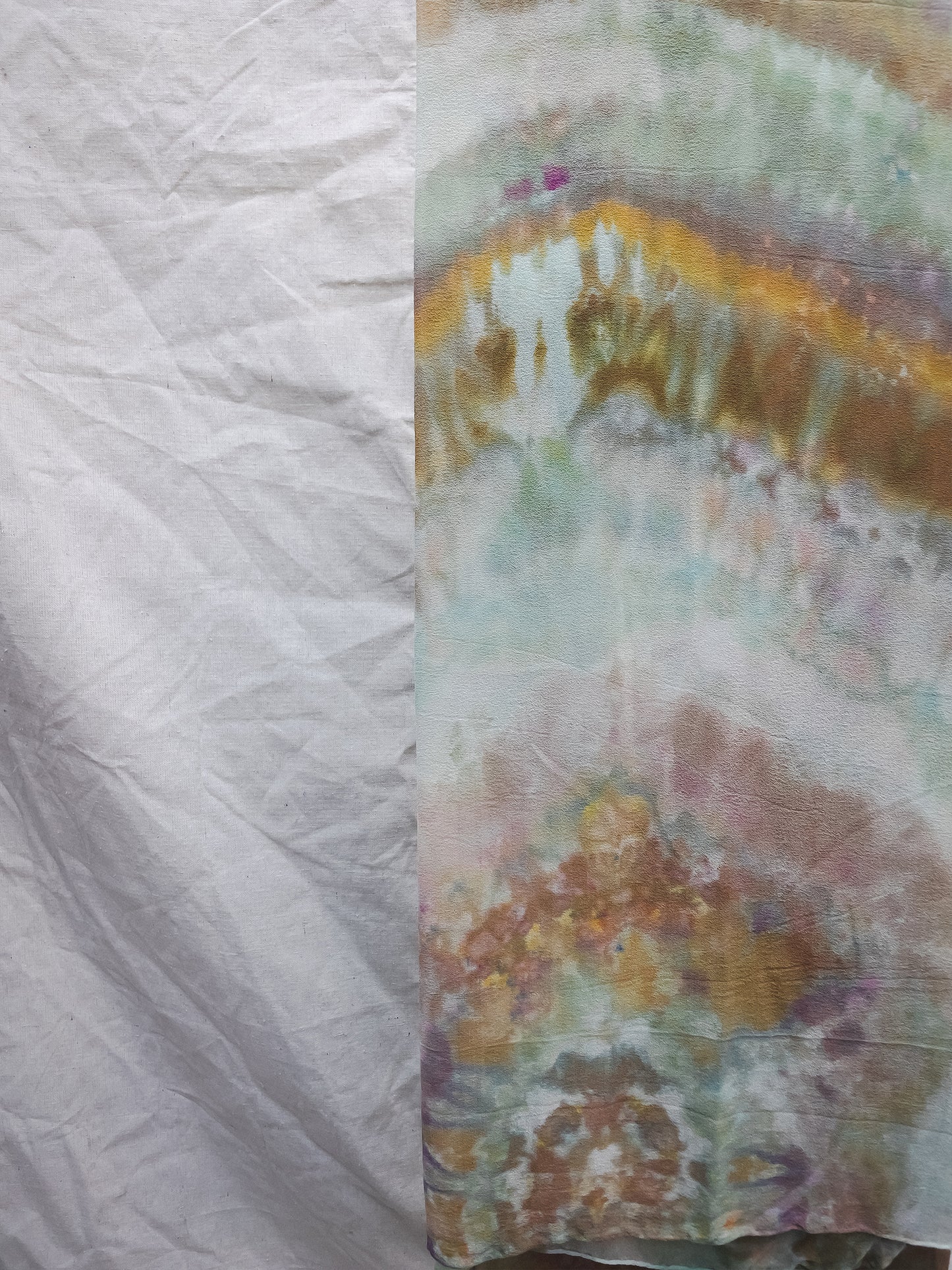 Sarong - hand dyed 100% silk charmeuse