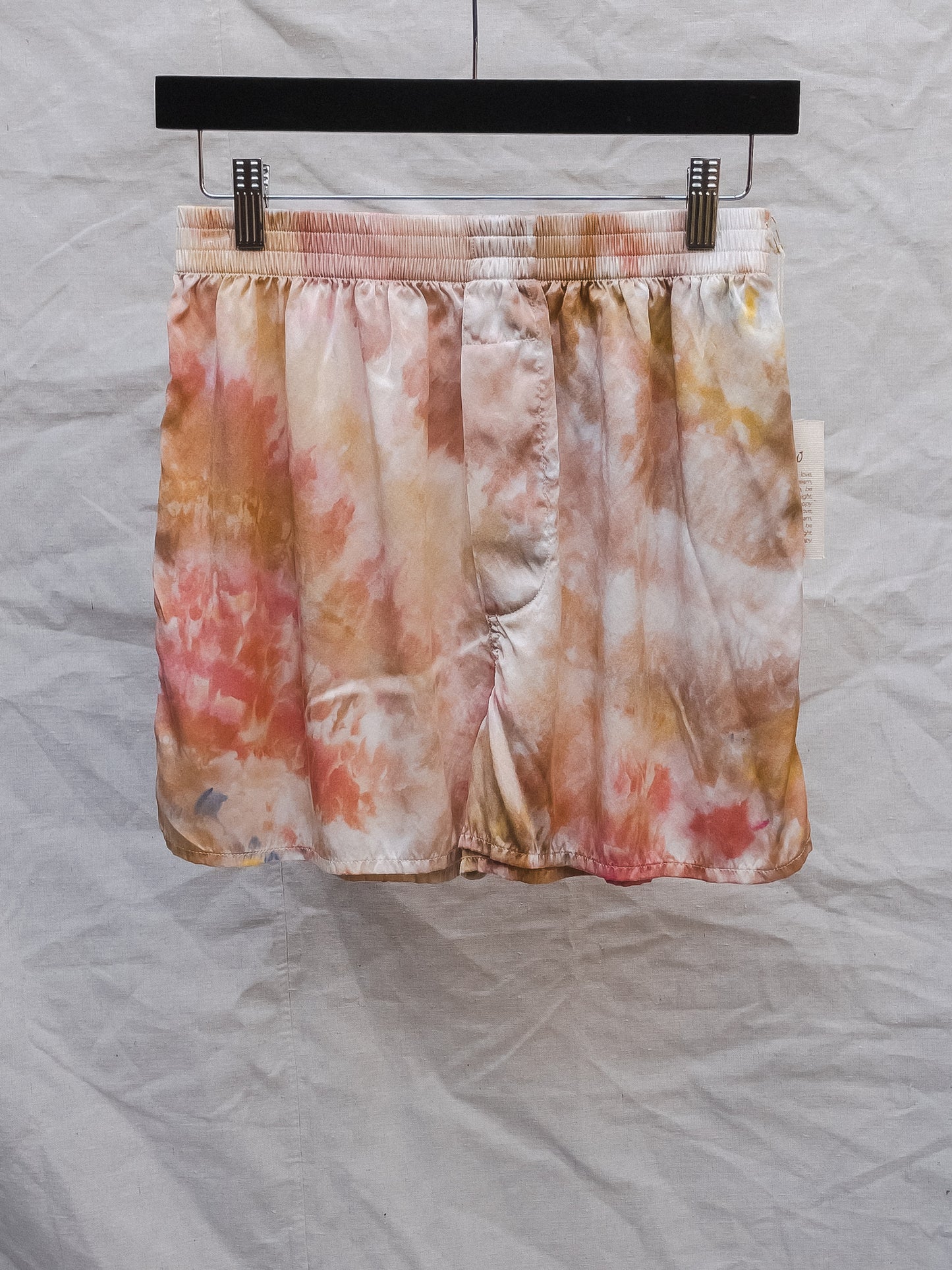 Boxer Short - Hand dyed 100% silk charmeuse