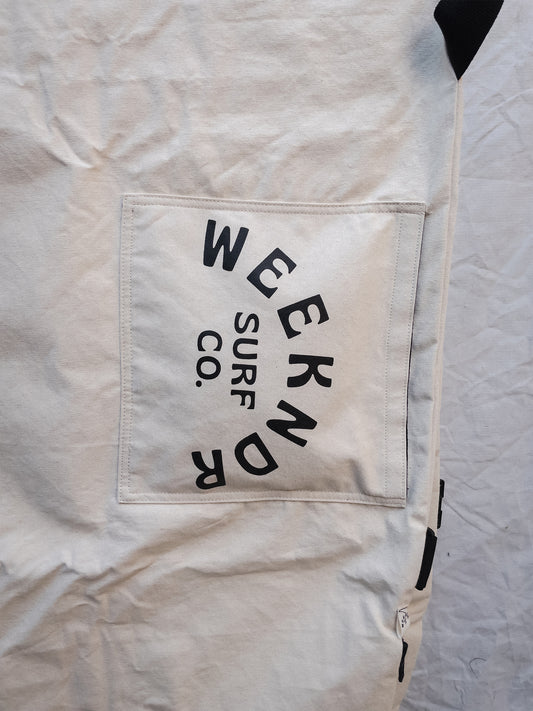 White Canvas Board Bag - 7’6