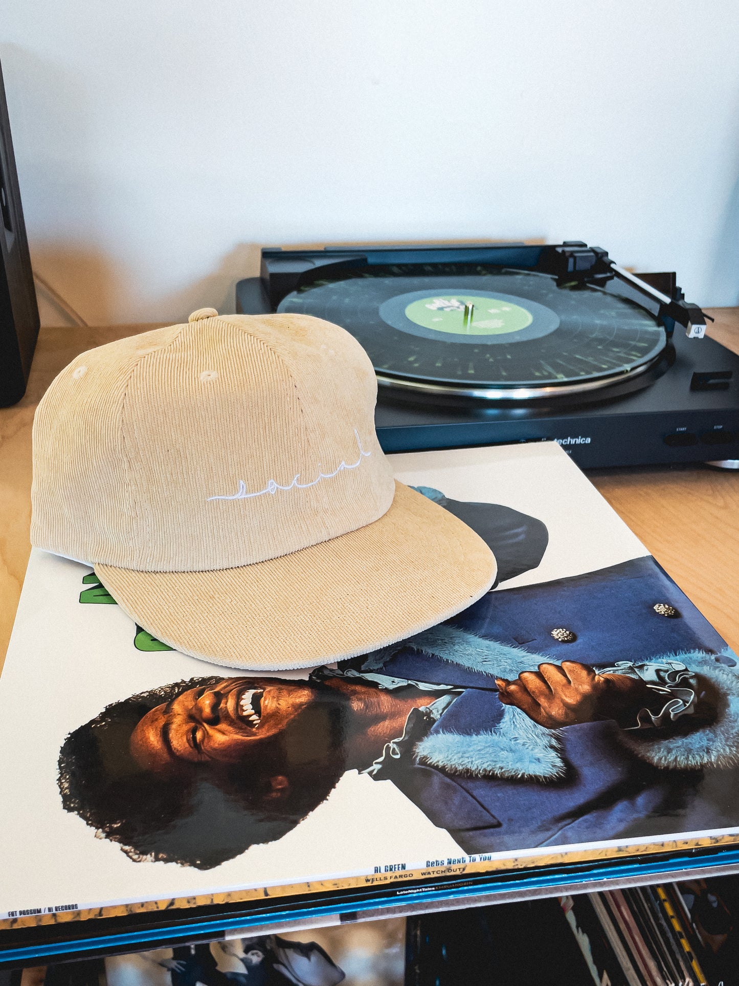 Social Script Corduroy Hat