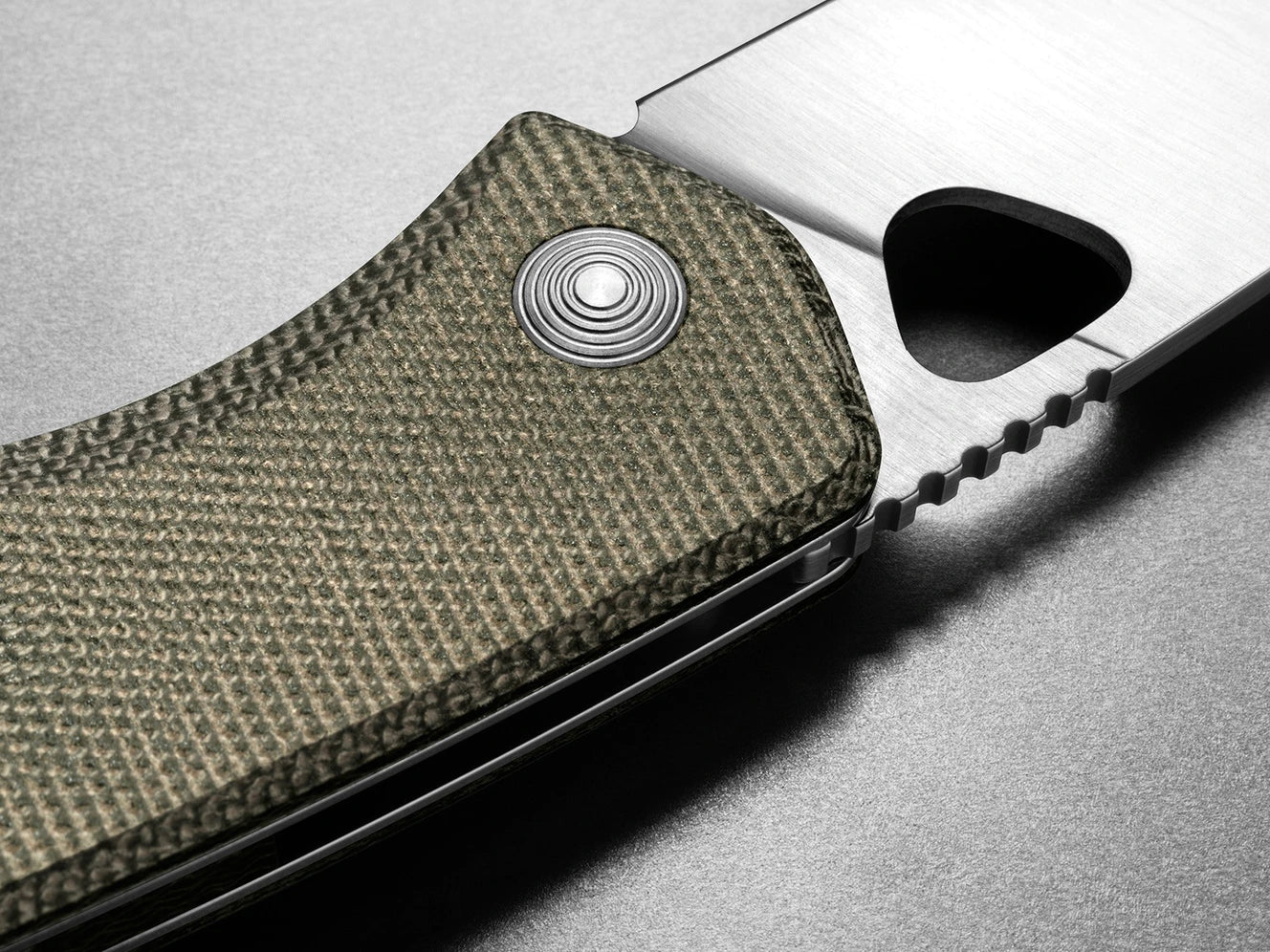 The Folsom - OD Green Micarta & Stainless
