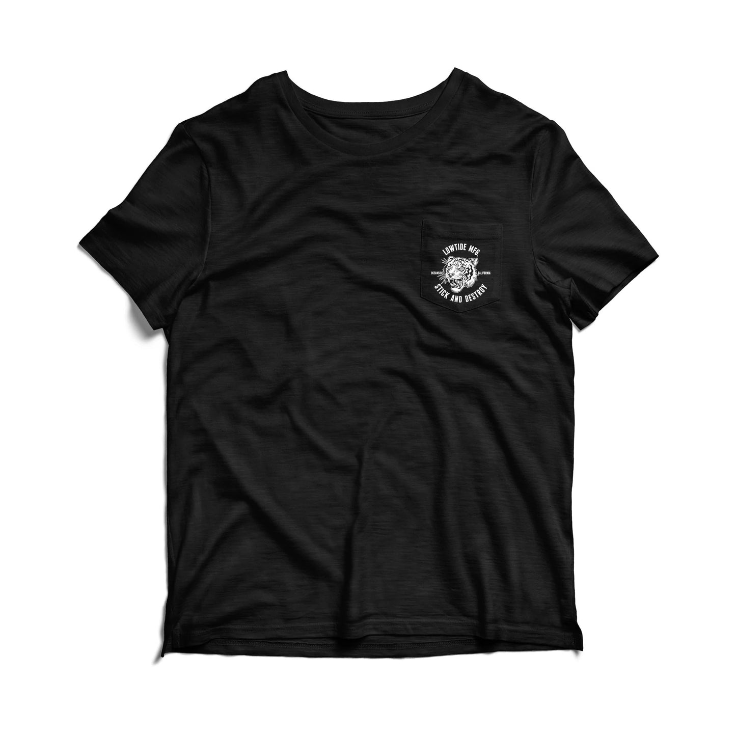 Tiger Pocket Tee - Black