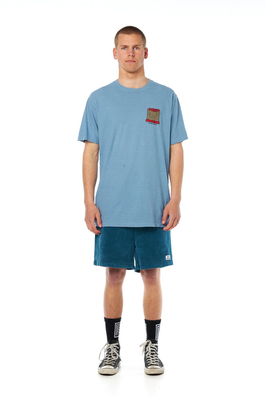 Loothole 50/50 Reg SS Tee - Pigment Washed