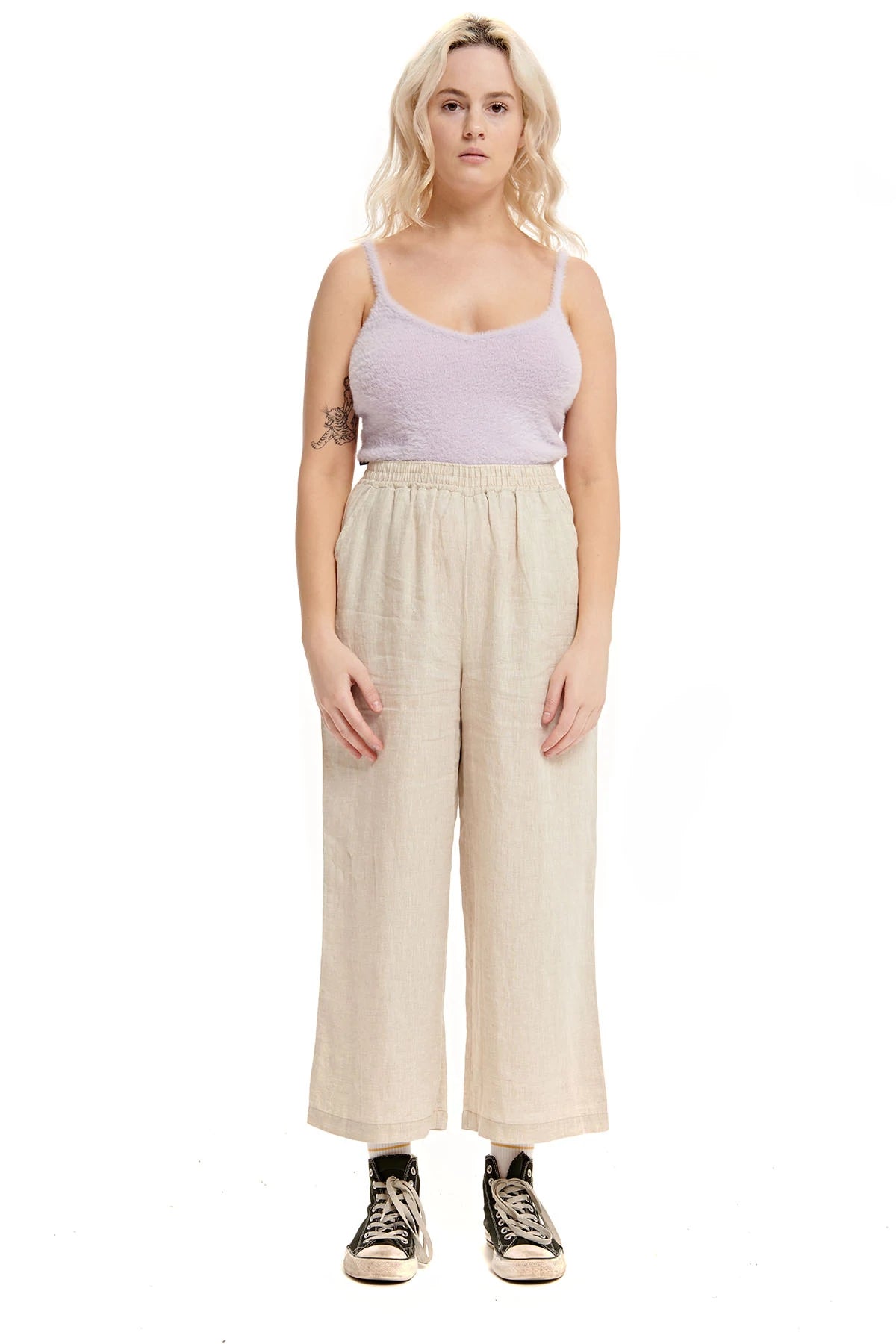 Motion Reads Linen Pant - Natural