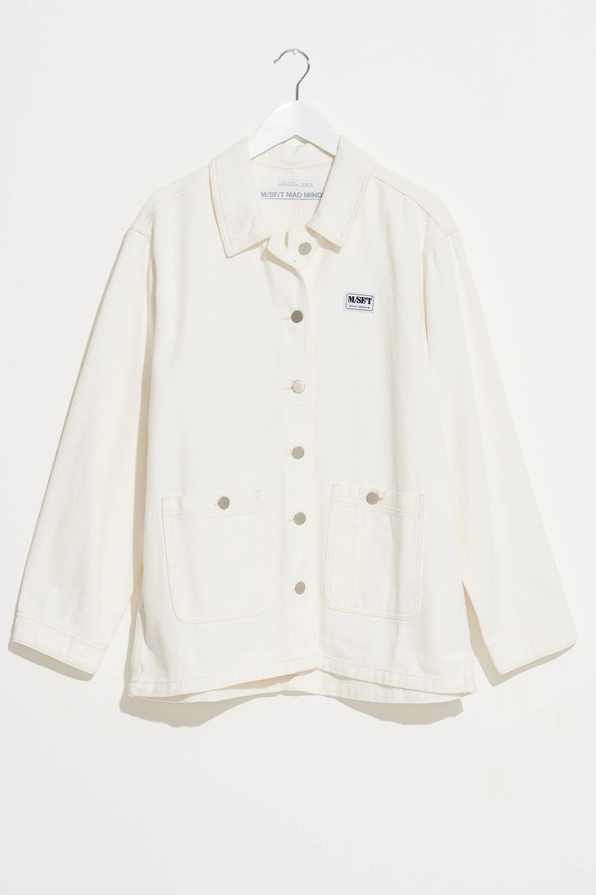 Mood Peaks Workers Jacket - Washed White