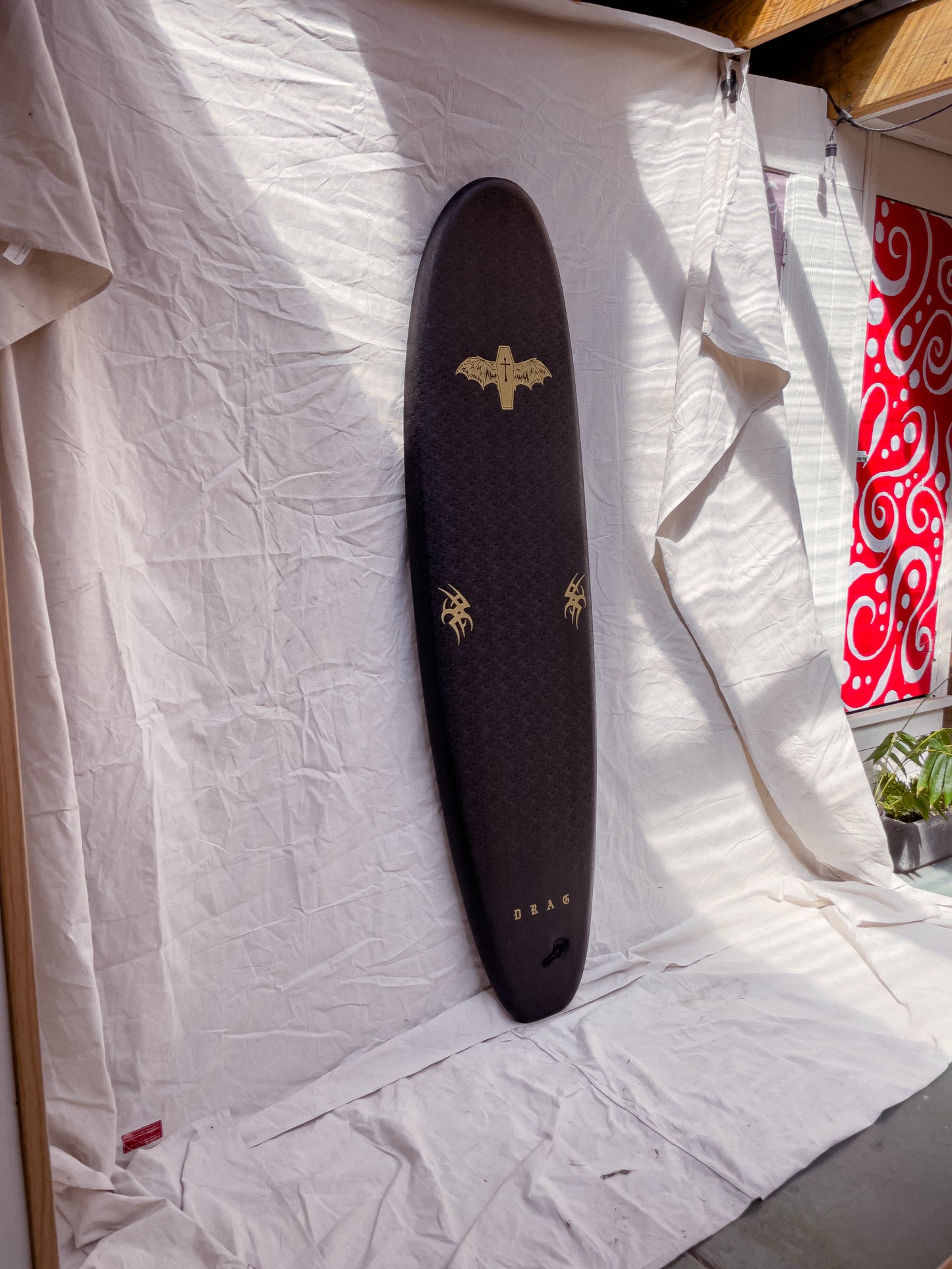 7'0 DRAG Board Co. Black Coffin