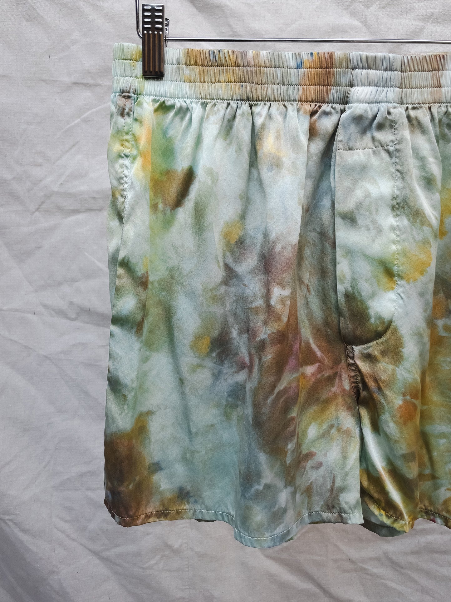 Boxer Short - Hand dyed 100% silk charmeuse